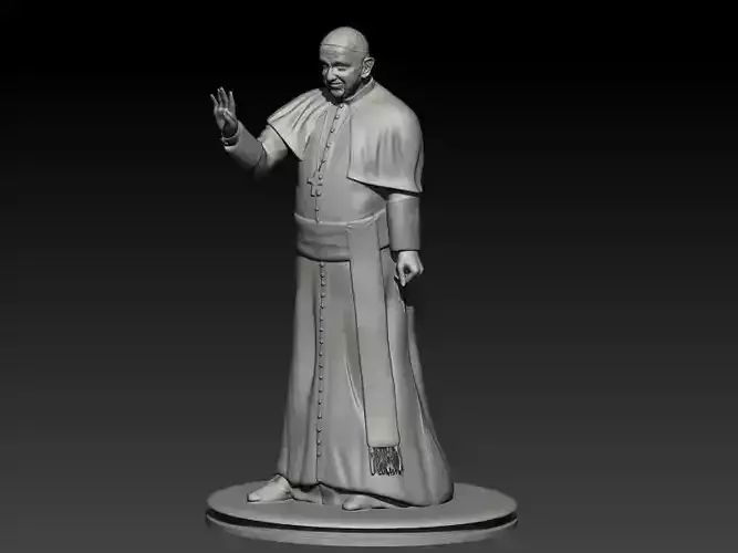 Pope Francis 3D print model
