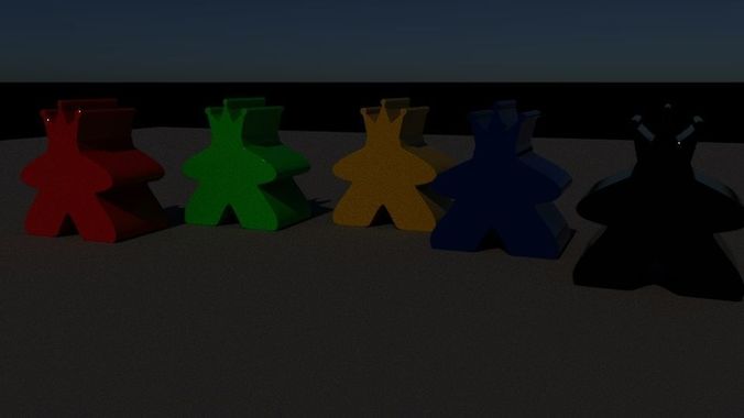King Meeple 3D print model