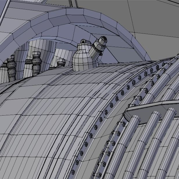 D-18T turbofan engine light 3D model_27