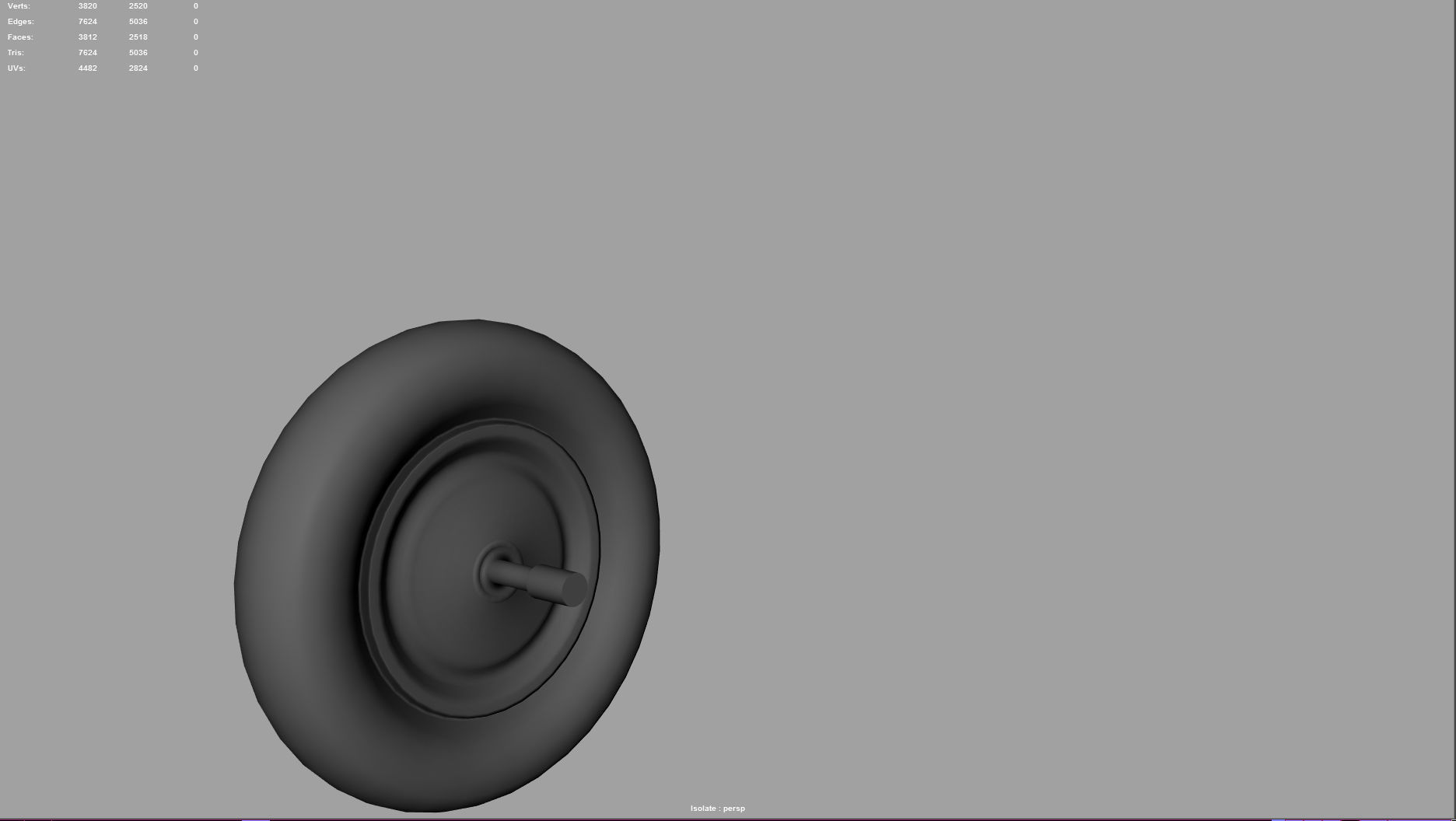 wheelbarrow Low-poly 3D model_21