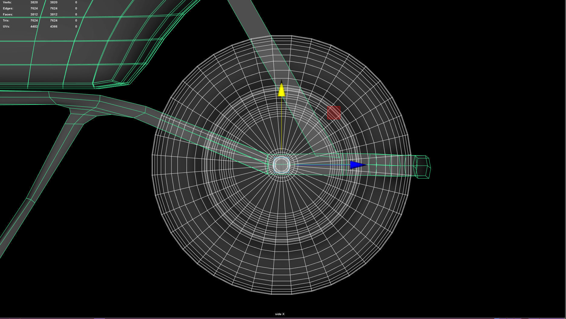 wheelbarrow Low-poly 3D model_26