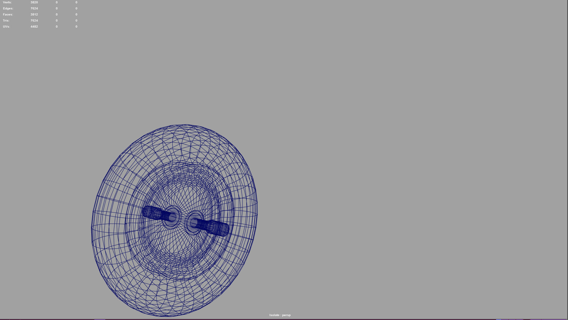 wheelbarrow Low-poly 3D model_22
