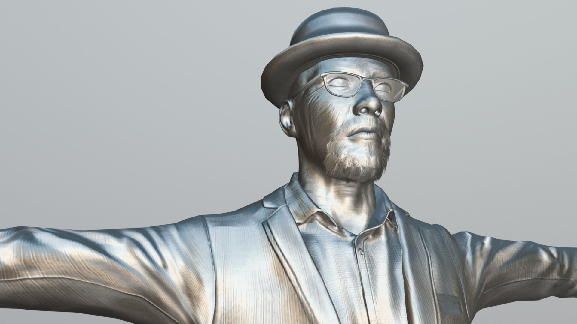 The Mastermind - Realistic Game Ready Human Character 3D model_5