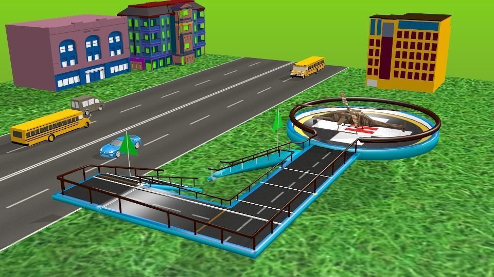 Helicopter HD Model 3D model_4
