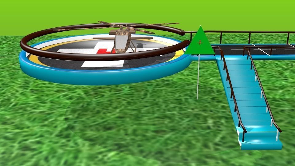 Helicopter HD Model 3D model_14