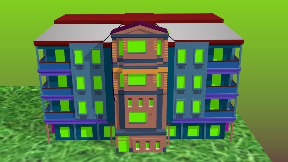 Helicopter HD Model 3D model_2