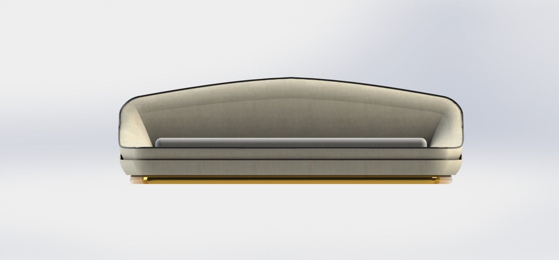 Modern bed 3D model_4
