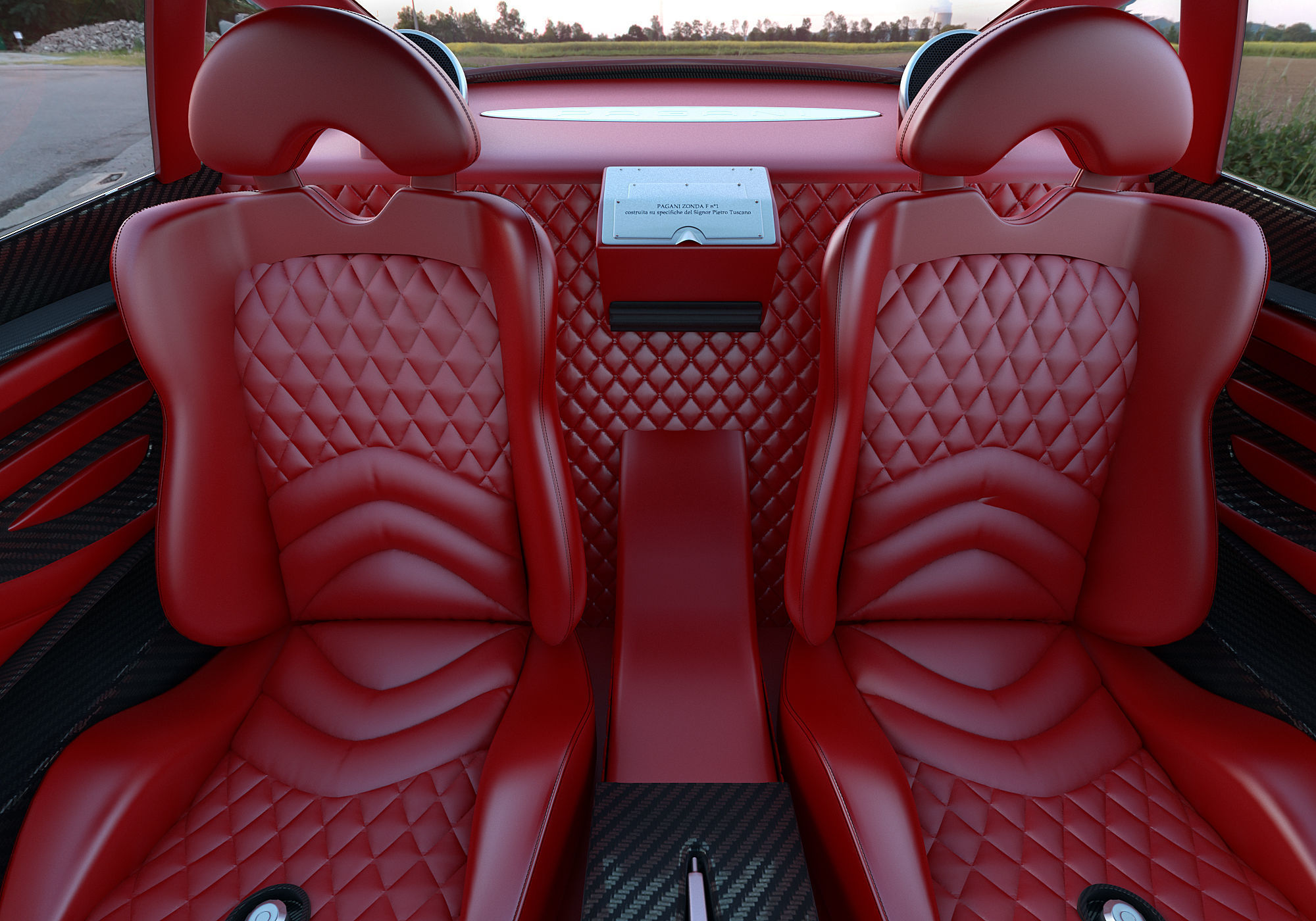 Pagani Zonda F 3D model_6