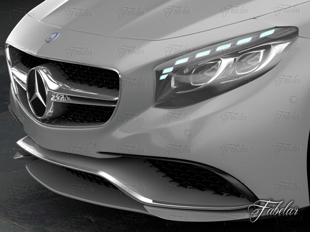 Mercedes S63 AMG Coup 2015 3D model_6
