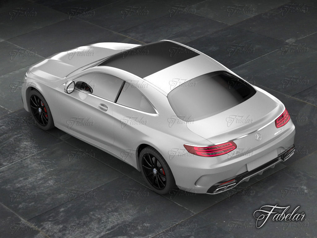 Mercedes S63 AMG Coup 2015 3D model_3