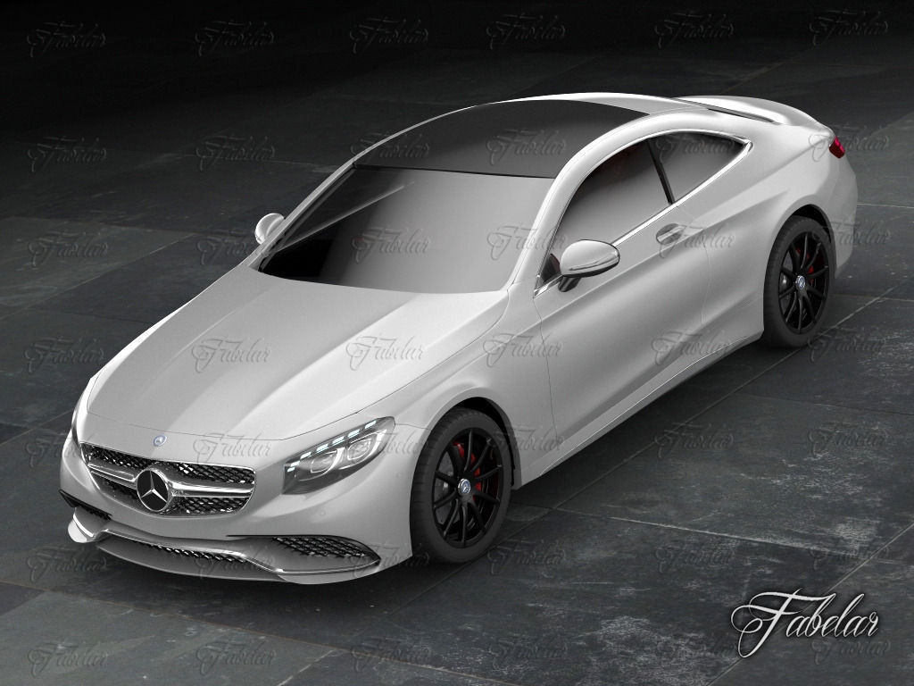 Mercedes S63 AMG Coup 2015 3D model_2