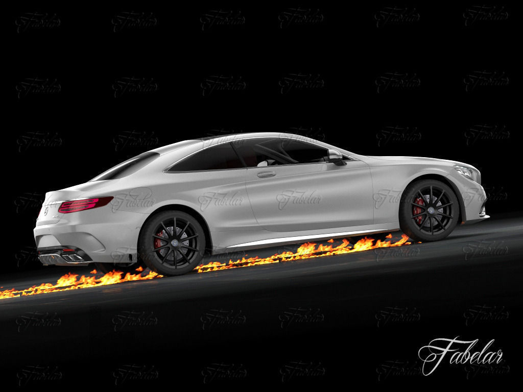 Mercedes S63 AMG Coup 2015 3D model_8