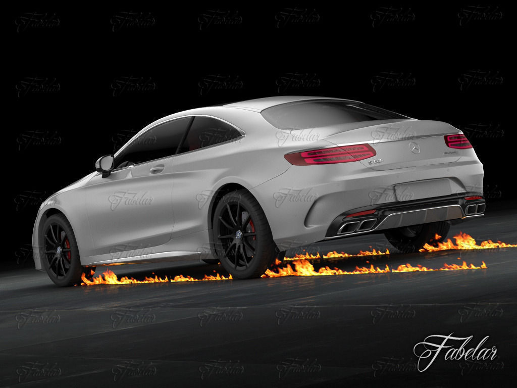 Mercedes S63 AMG Coup 2015 3D model_1