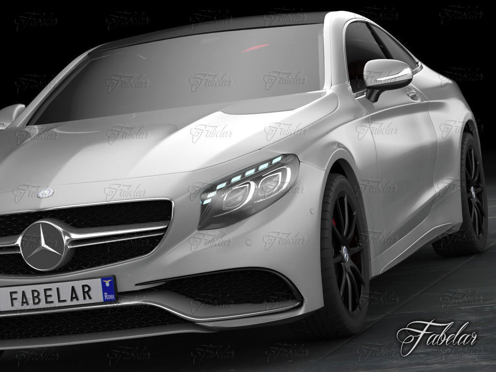 Mercedes S63 AMG Coup 2015 3D model_4