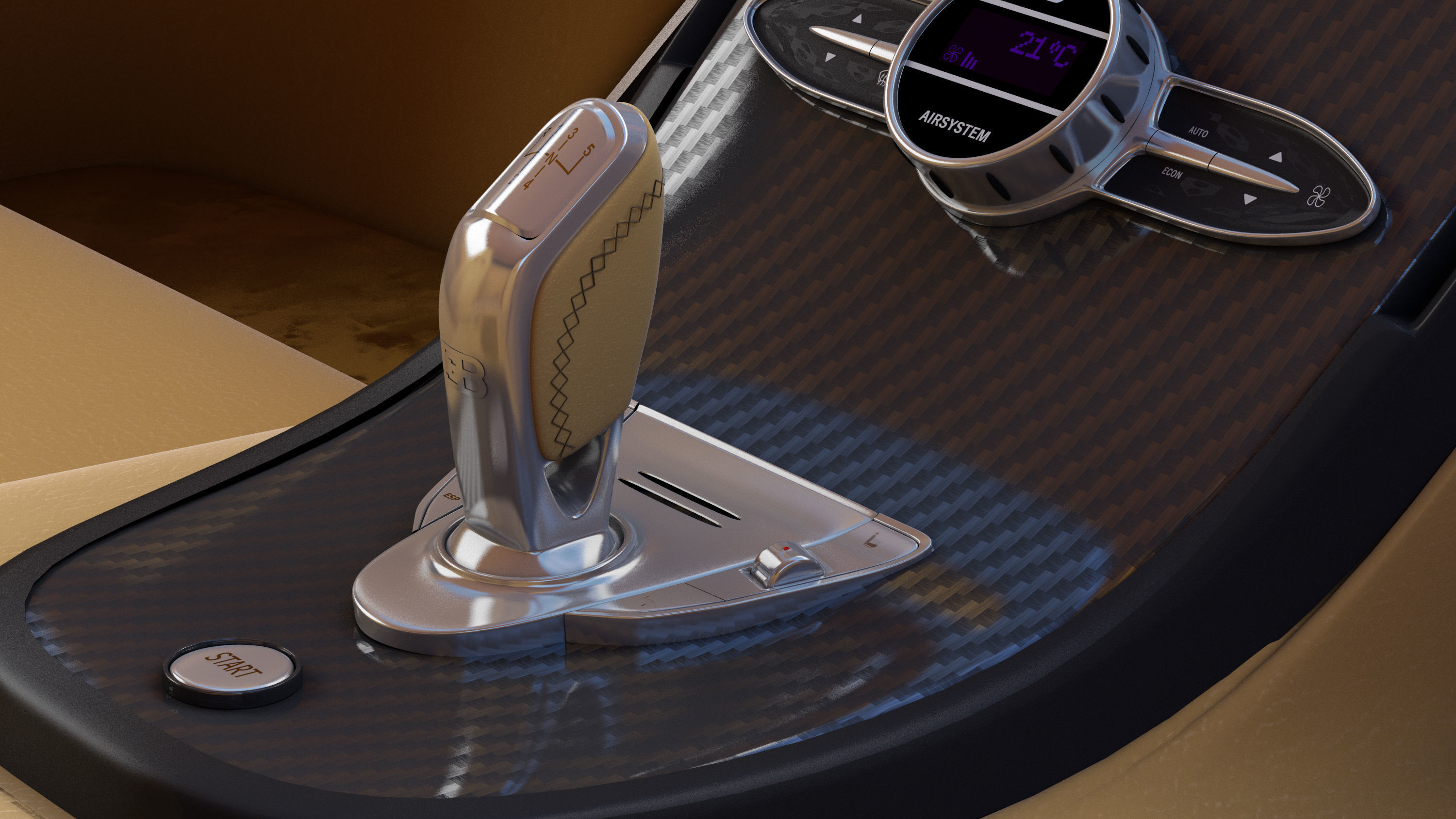 Bugatti Veyron  3D model_6