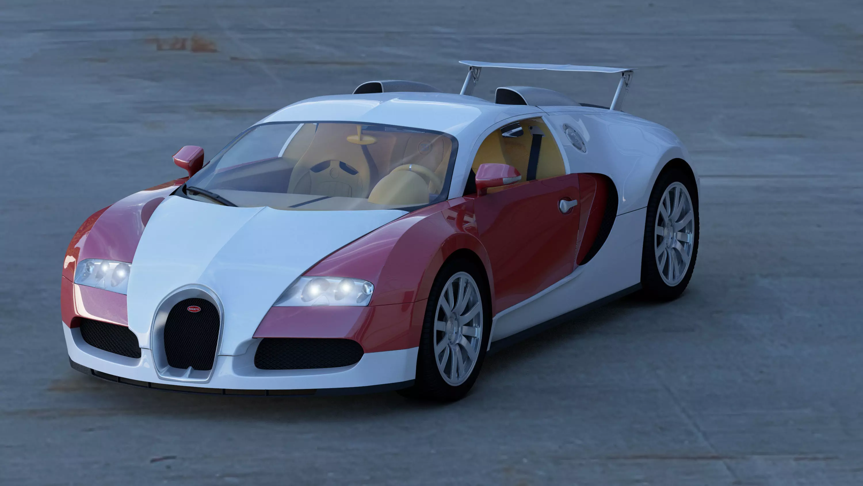 Bugatti Veyron  3D model_0