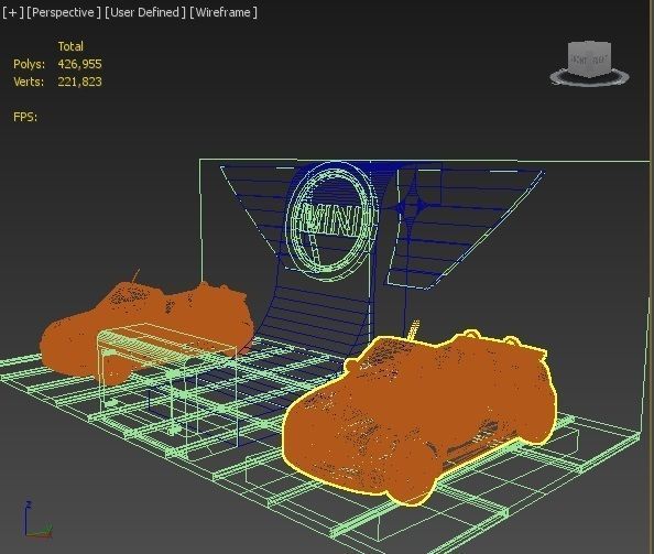 car display stand 2 3D model_3