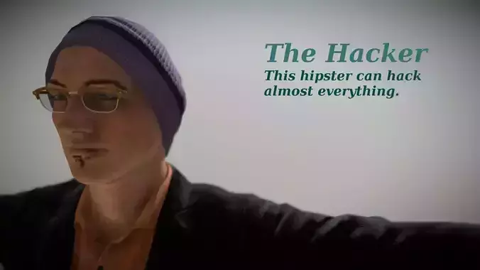 Free - The Hacker - Realistic Game Ready Human Character Free 3D model