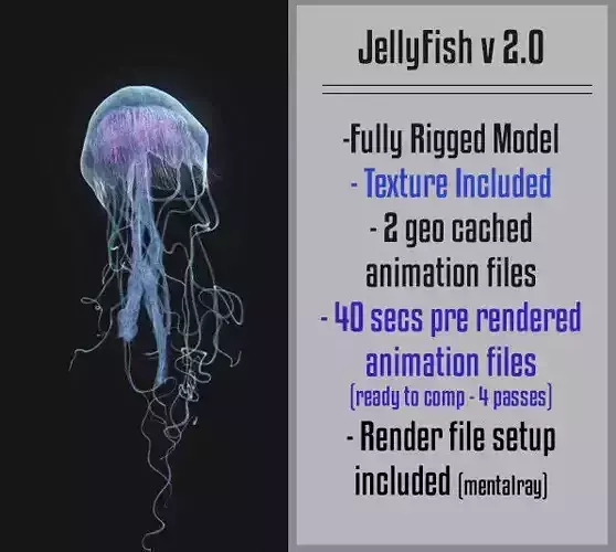 JELLYFISH v fully rigged