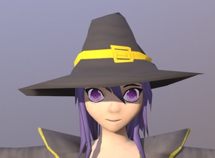 dracon85 Cathia Anime Character Low-poly 3D model_2