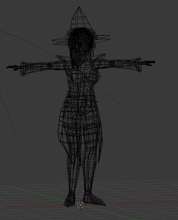 dracon85 Cathia Anime Character Low-poly 3D model_7