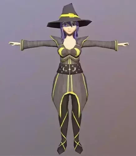 dracon85 Cathia Anime Character Low-poly 3D model