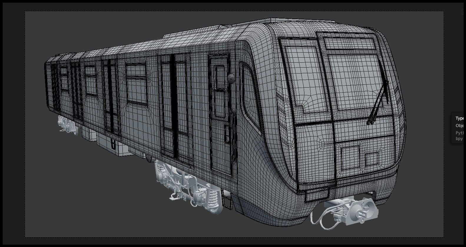 Moscow metro train 3D model_12