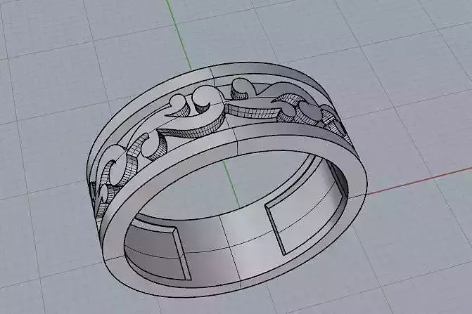Ring stl file Free 3D model