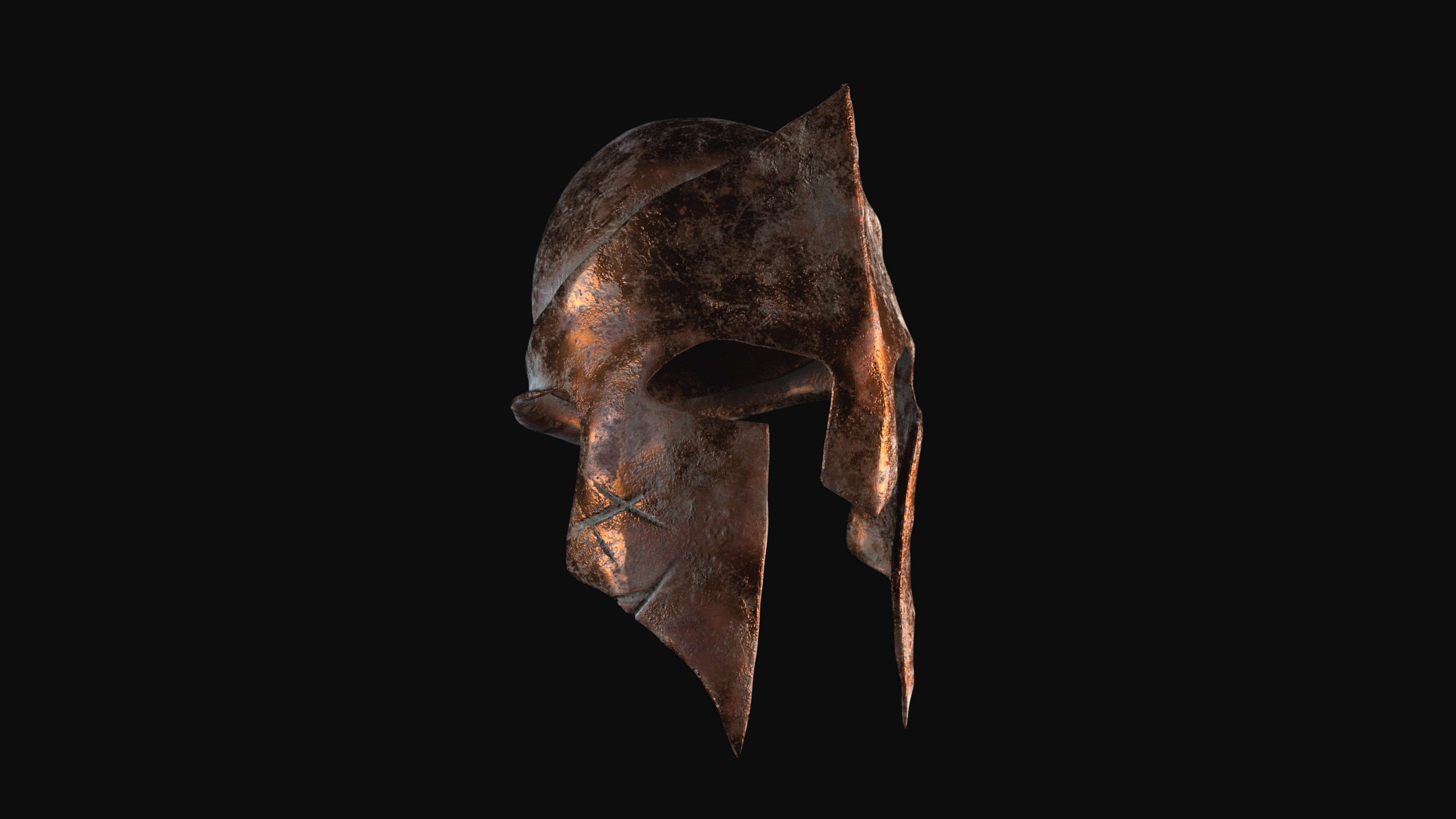Spartan Helmet 3D model_1