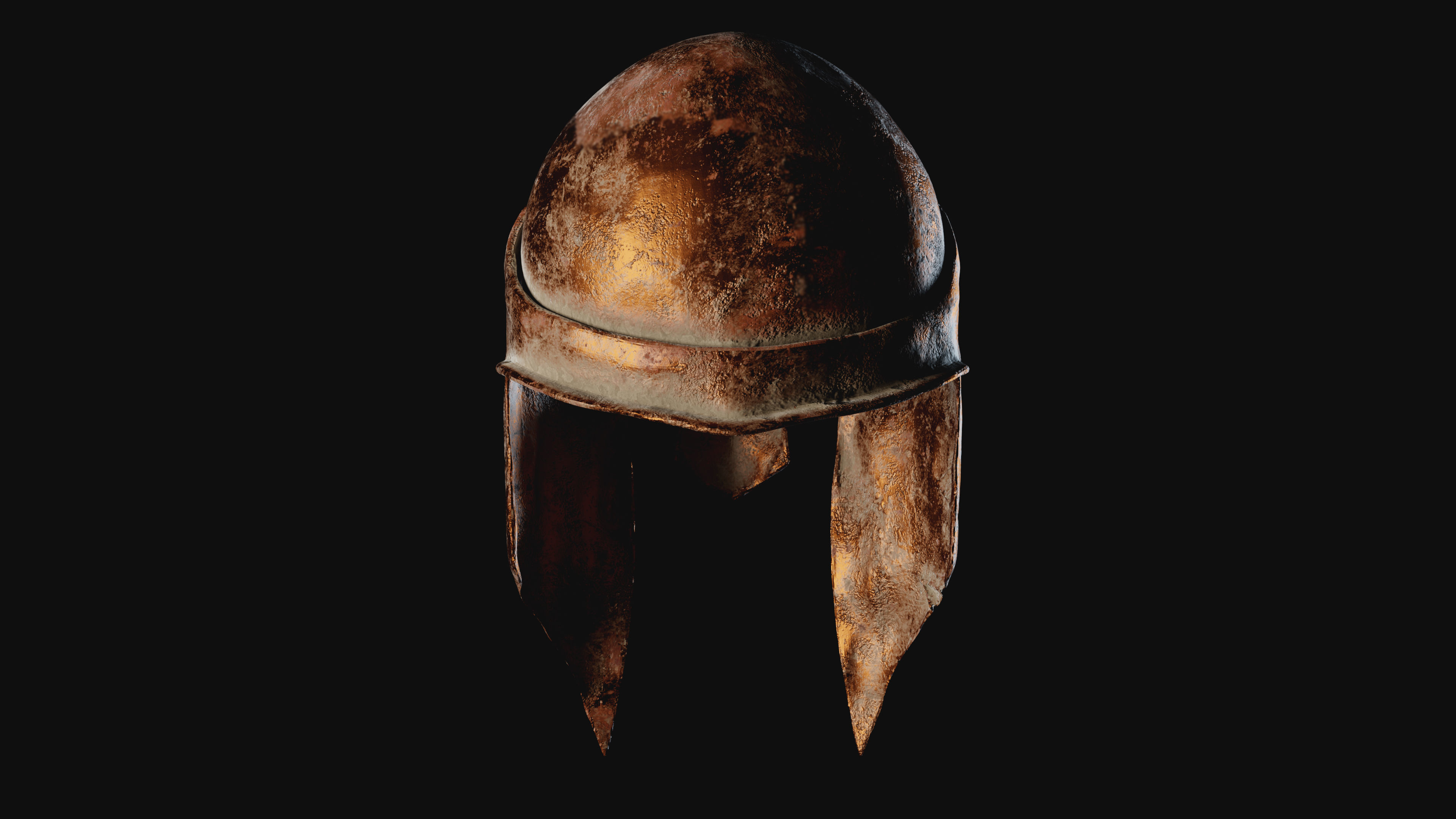 Spartan Helmet 3D model_3