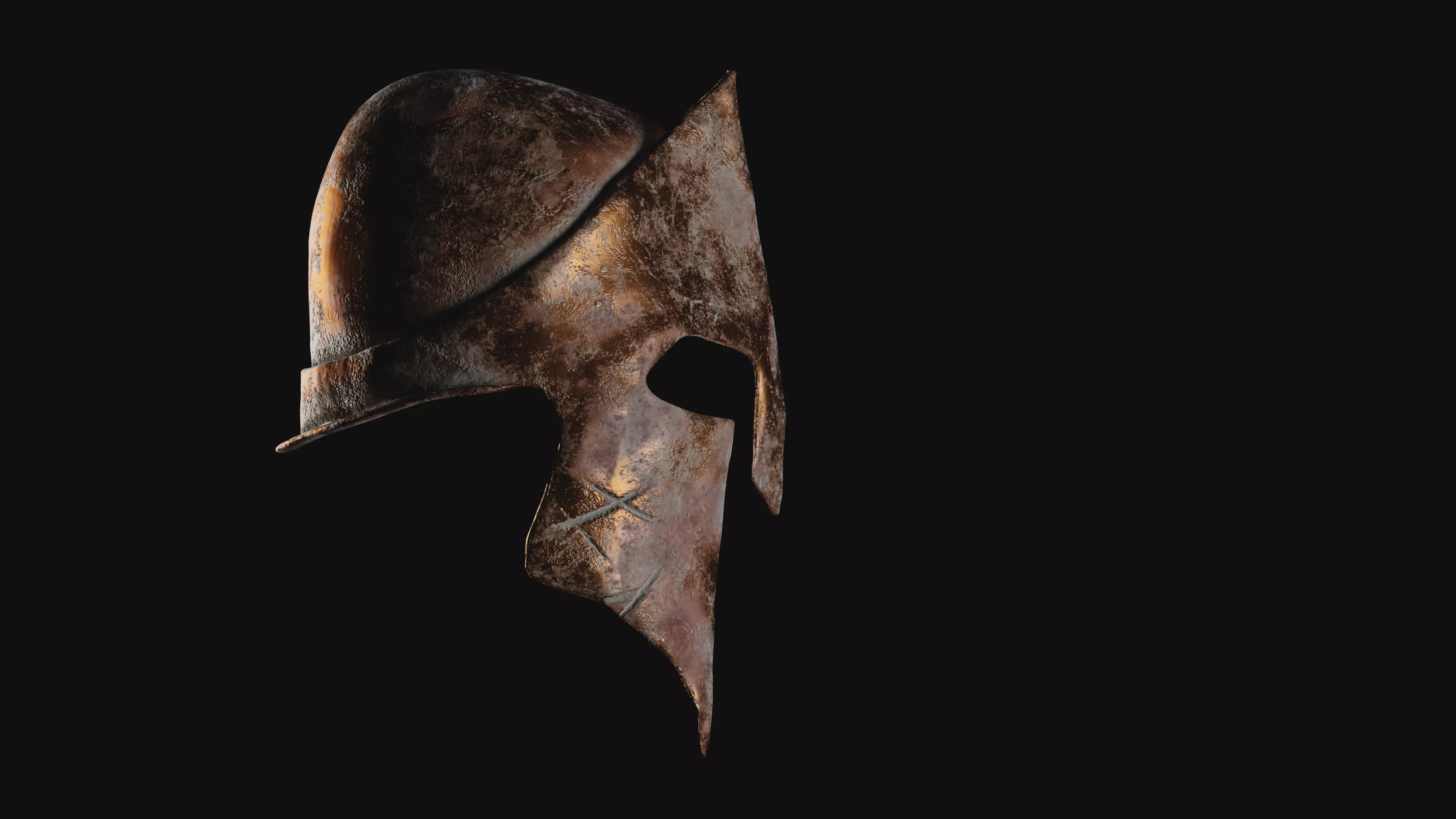 Spartan Helmet 3D model_0