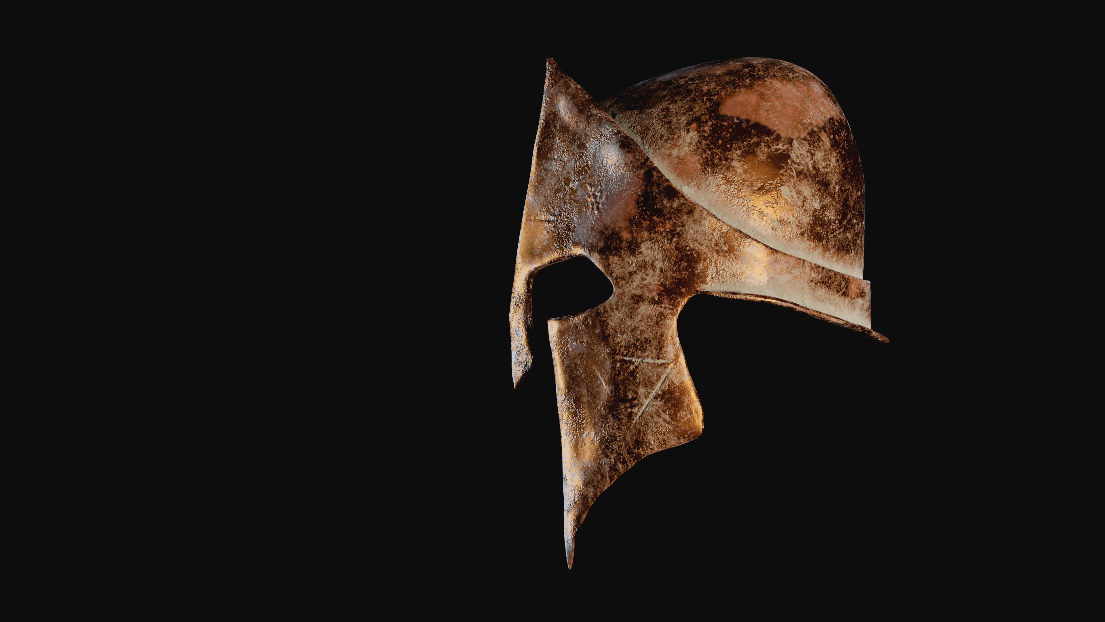 Spartan Helmet 3D model_2