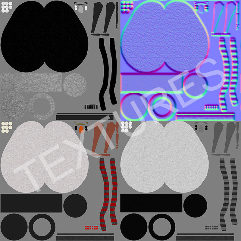 Snow Man Figurine V2 3D model_14