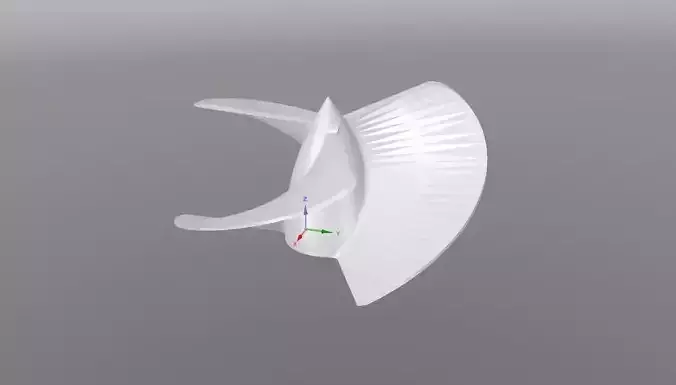 Propeller paper plate 3D print model