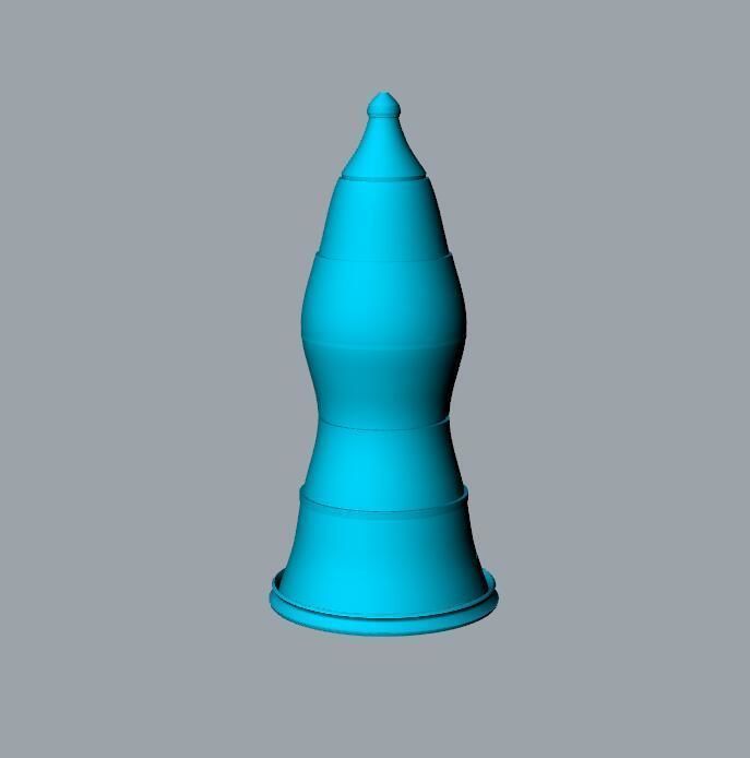 Portable clean water bottle design 3D print model_17