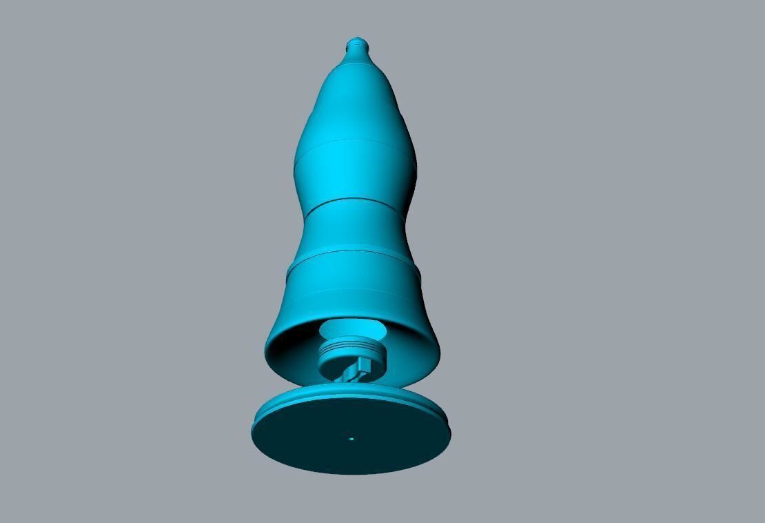 Portable clean water bottle design 3D print model_23