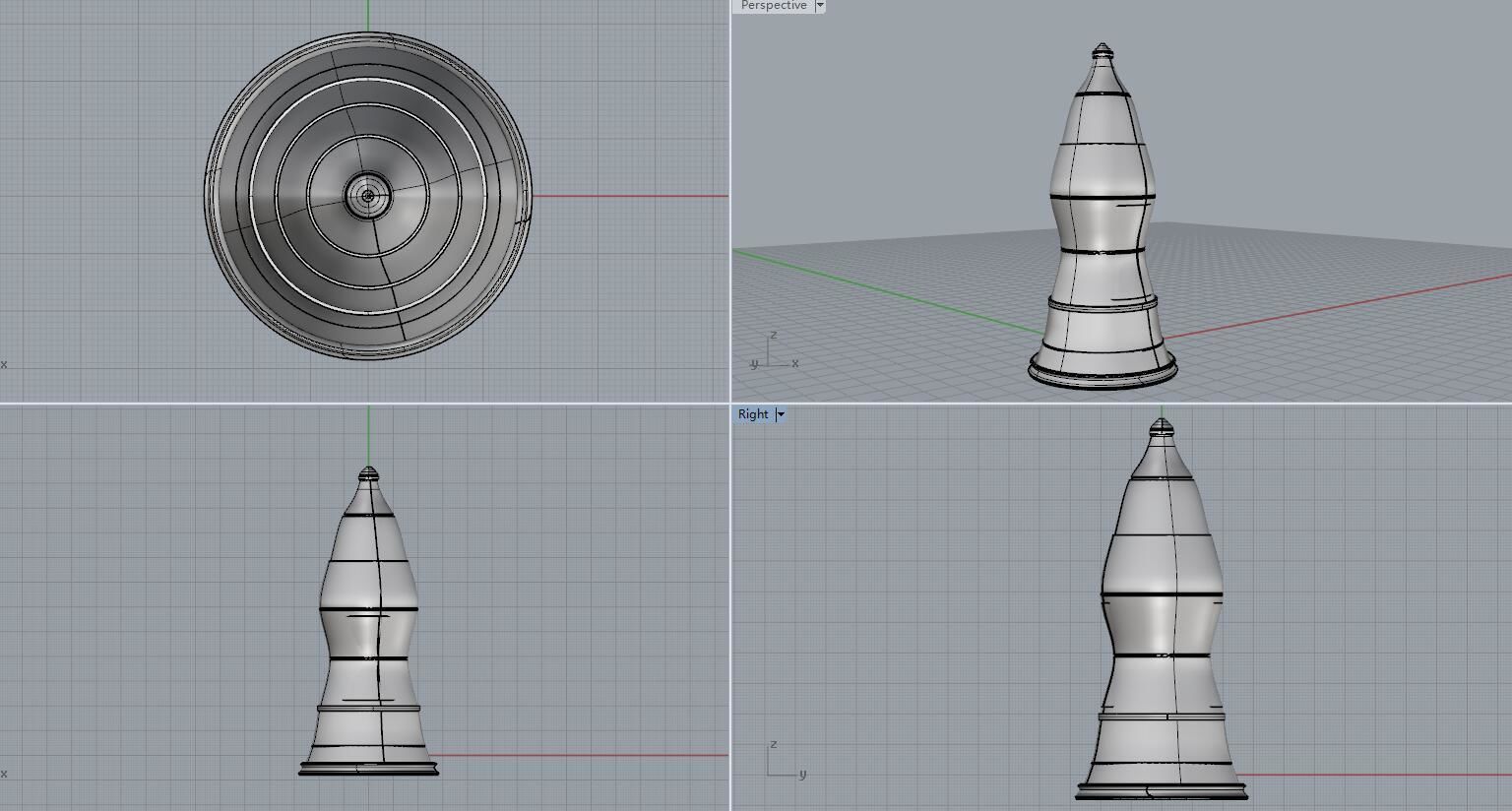 Portable clean water bottle design 3D print model_4