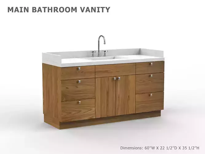 MAIN BATHROOM VANITY