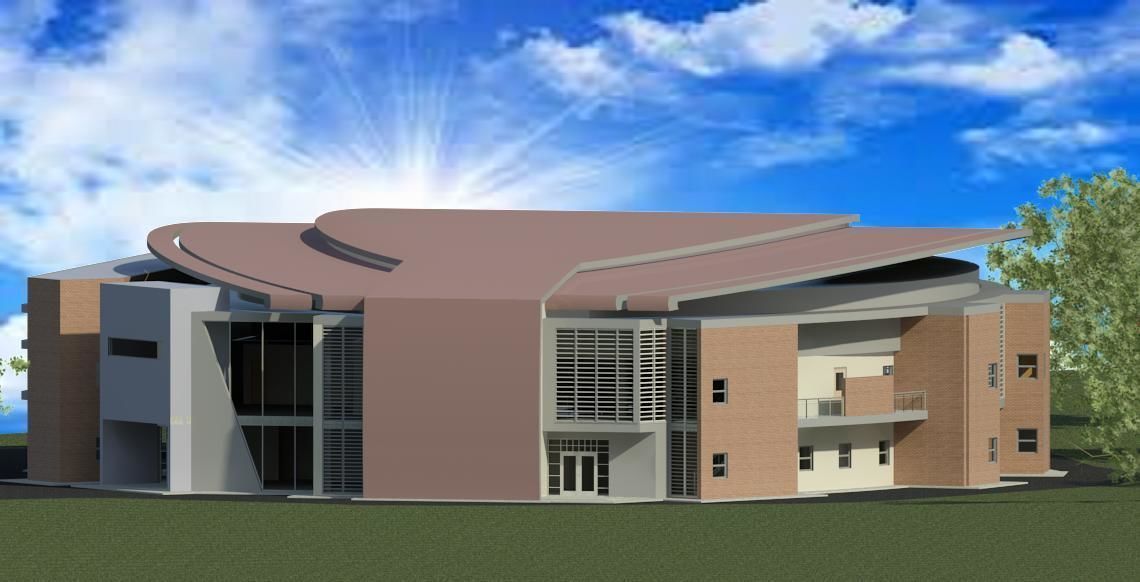 Auditorium - 1200 Seater Low-poly 3D model_4