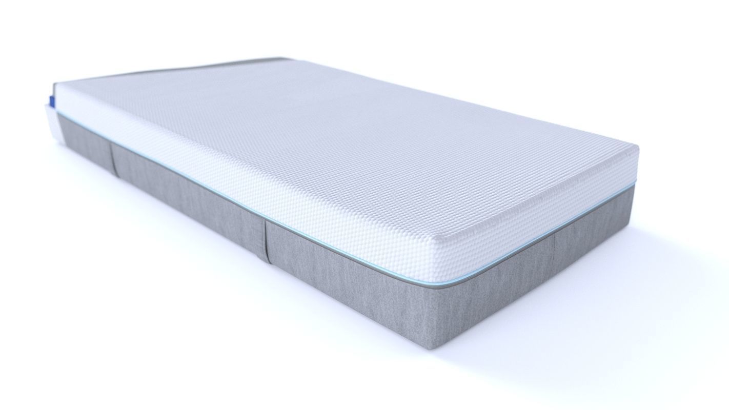 Mattress with foam layers 3D model_2