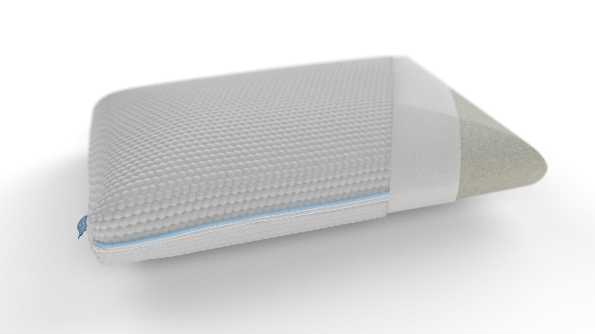 Pillow with inside layers 3D model_2