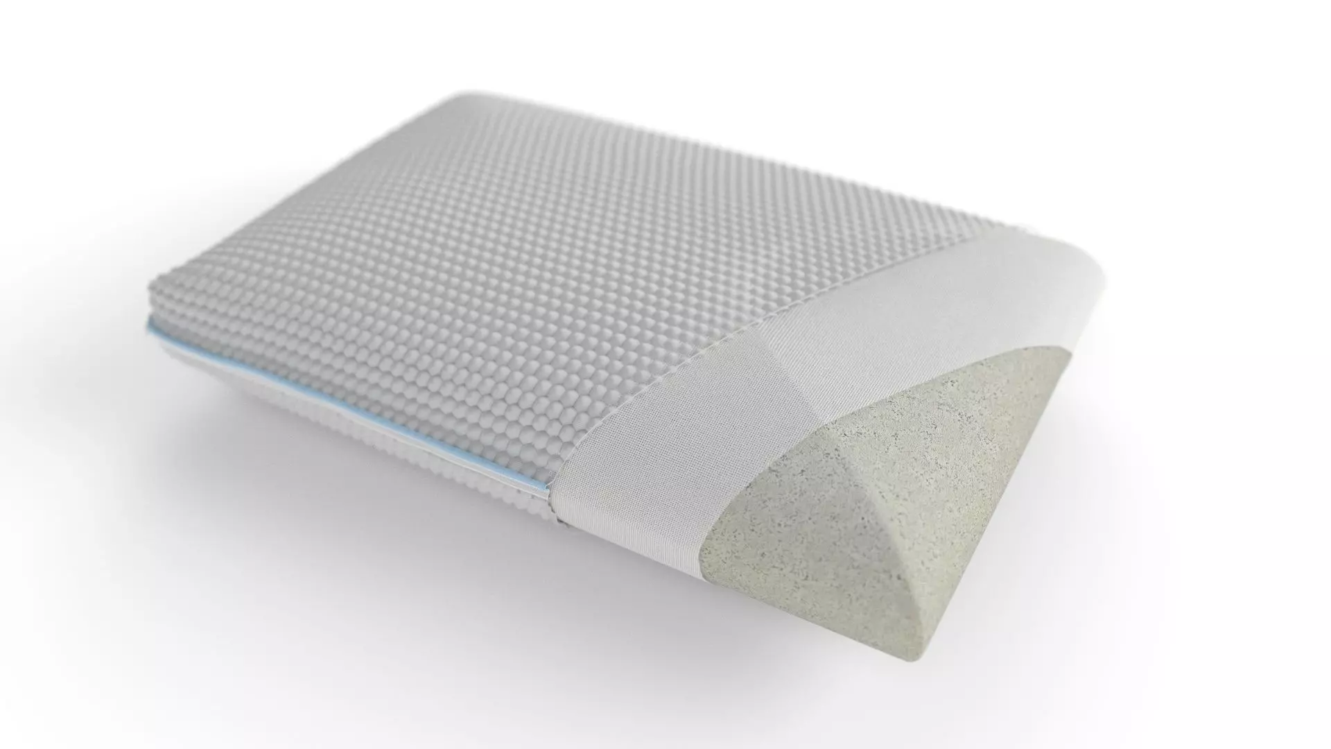 Pillow with inside layers 3D model_0