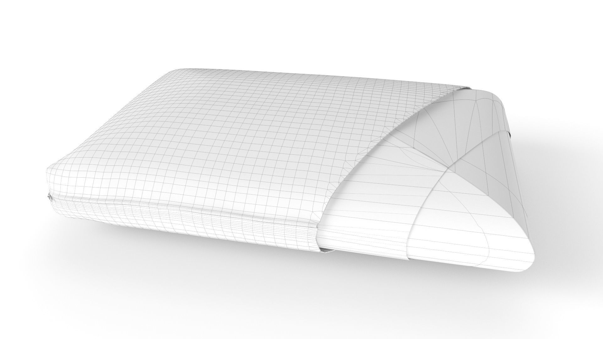 Pillow with inside layers 3D model_4