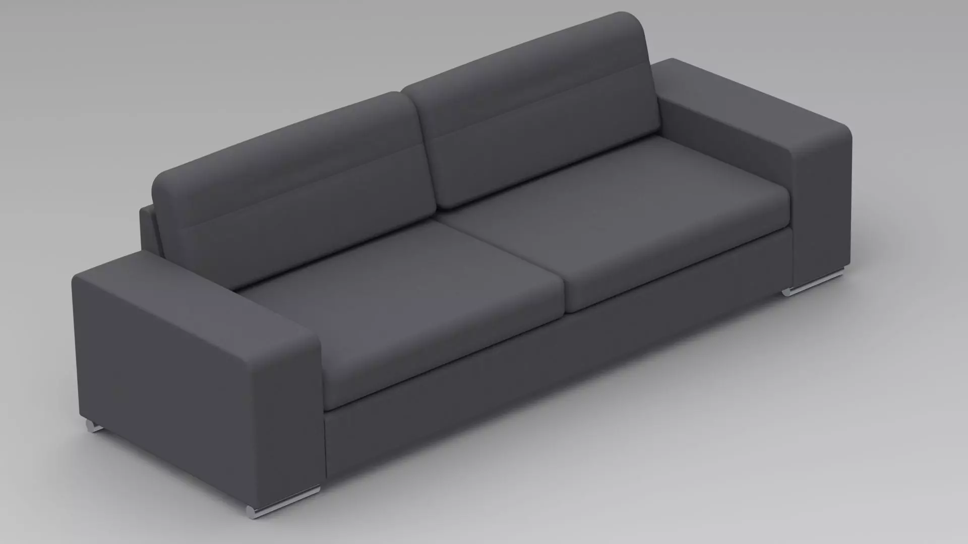 Sofa 3 seats 3D model_0