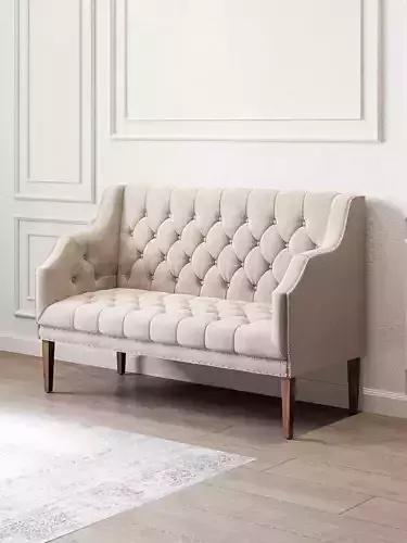 Sofa Capitone Low-poly 3D model