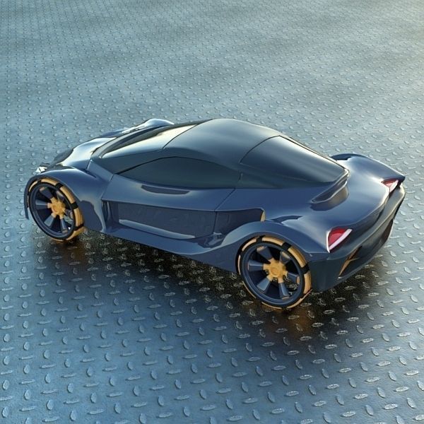 E futurOn concept car 3D model_6