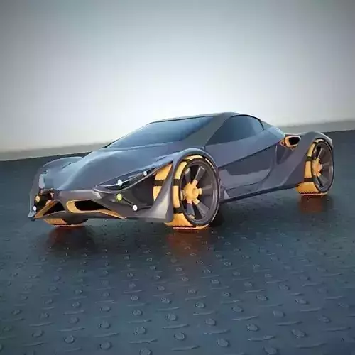 E futurOn concept car 3D model