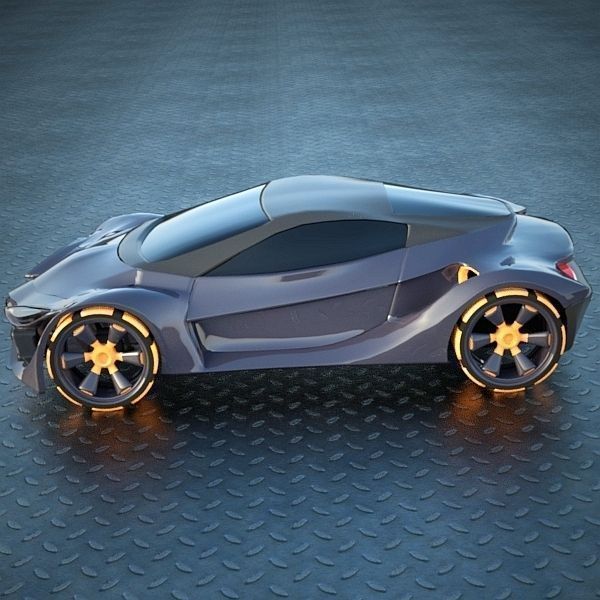 E futurOn concept car 3D model_5