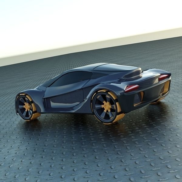E futurOn concept car 3D model_8