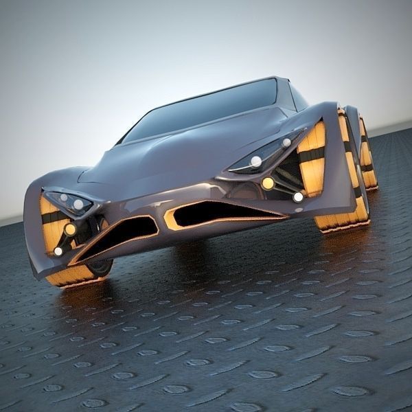 E futurOn concept car 3D model_3
